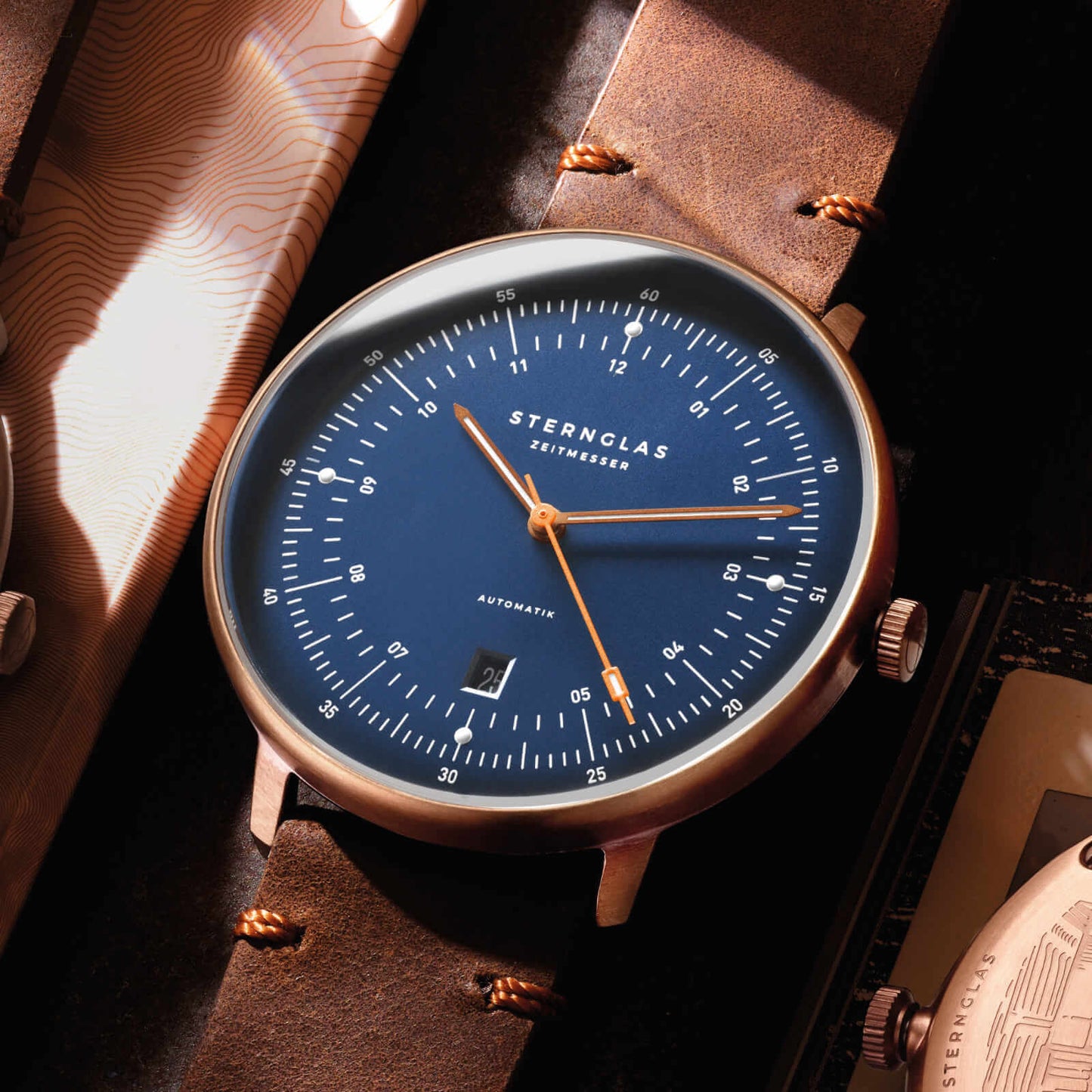 Hamburg Automatik darkblue bronze update