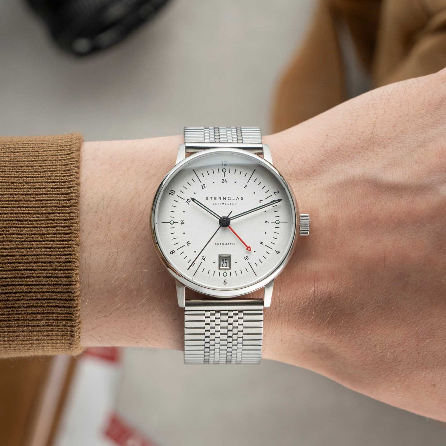 Naos Pro GMT Automatik silver