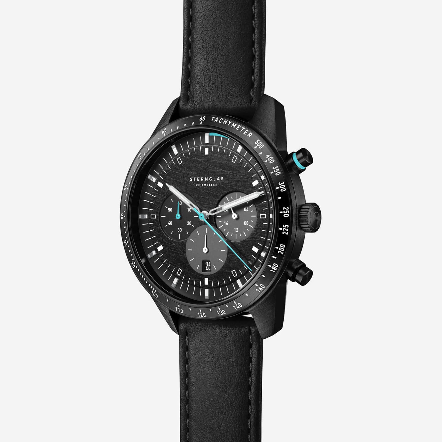 popup|Japanese precision mechanics with function|The chronograph movement from the Japanese manufacturer Miyota enables stopping in minutes and seconds.