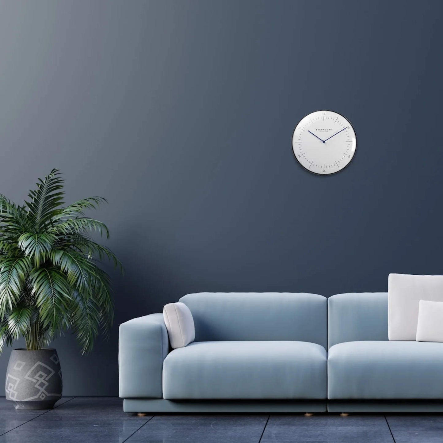 Clock Naos white