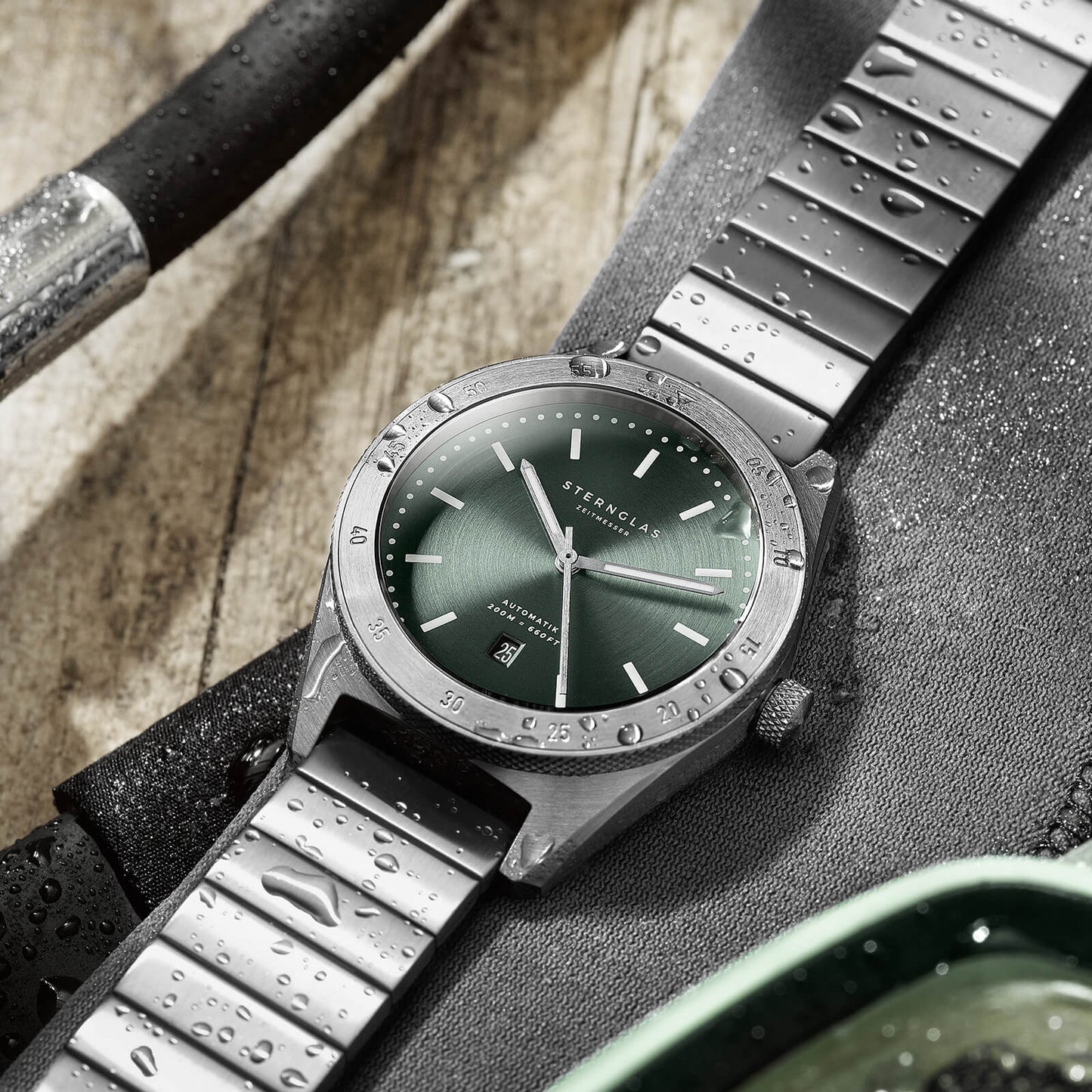 Marus green / Block strap