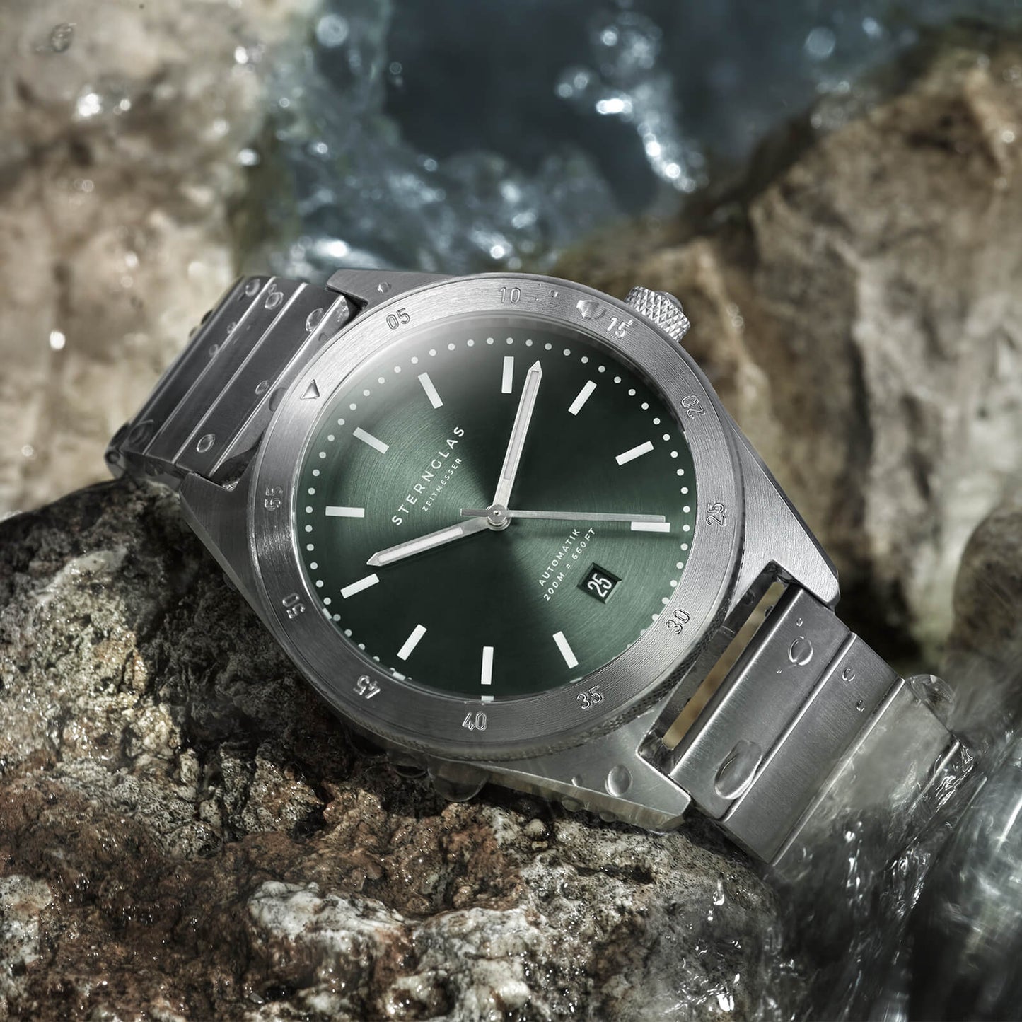 Marus green / Block strap