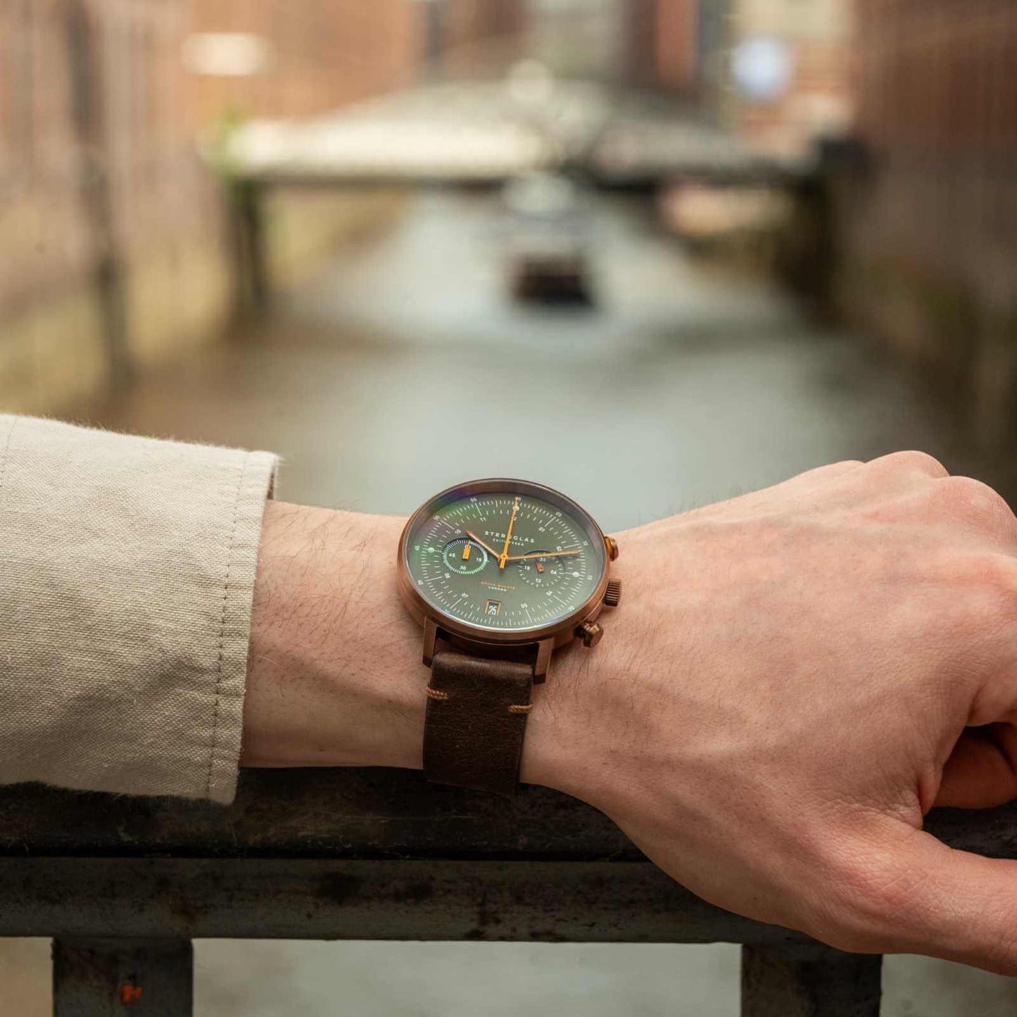 Hamburg Chrono dark green