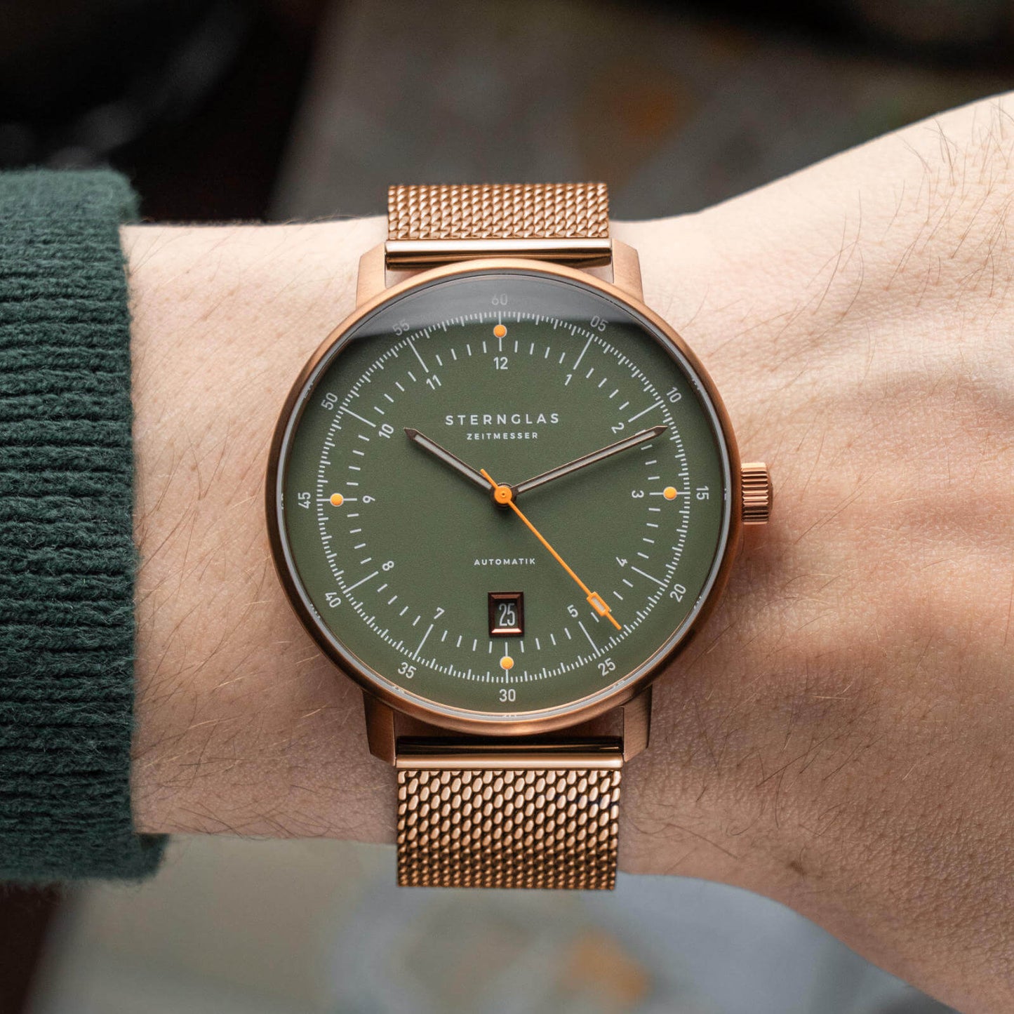 Hamburg Pro Automatik dark green
