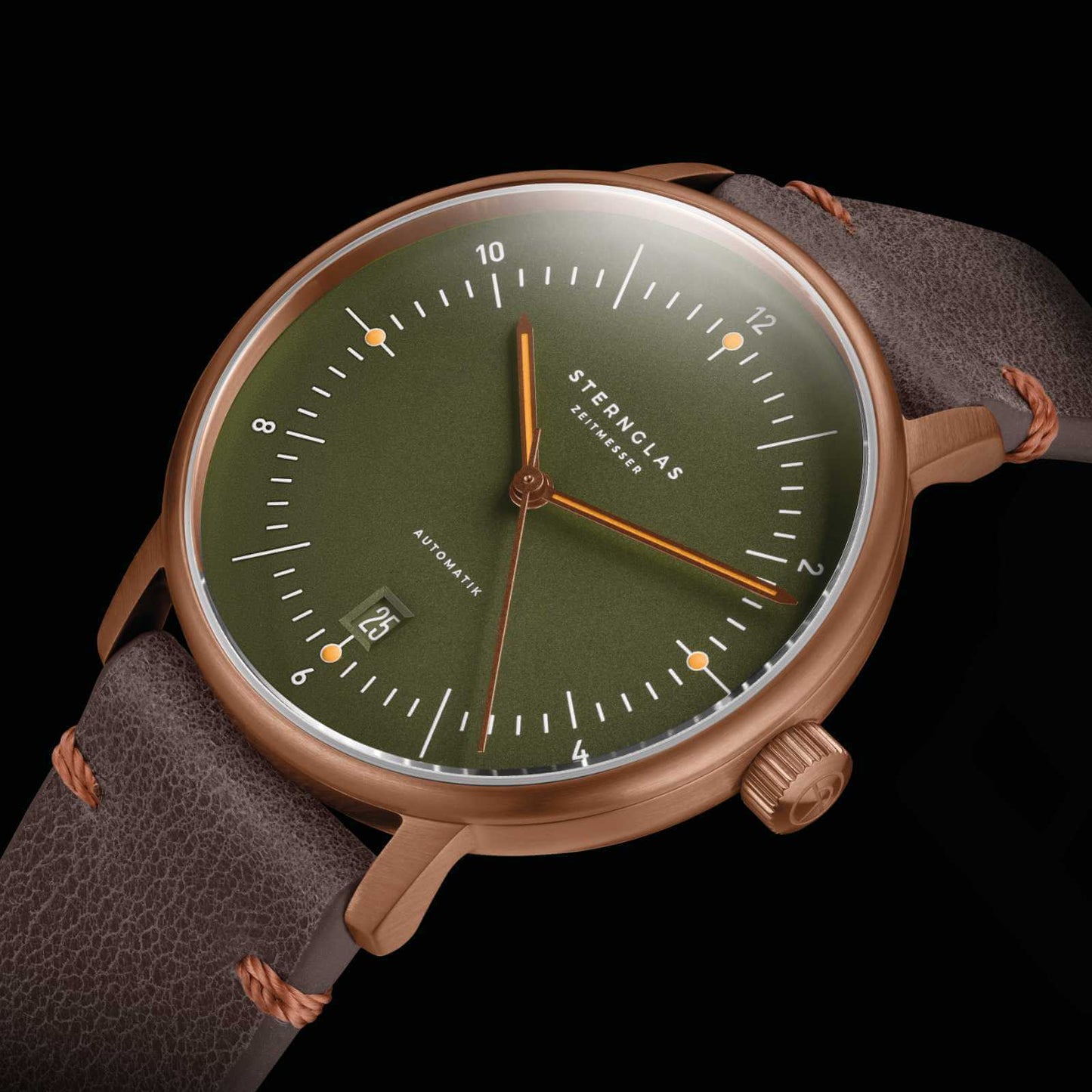 Naos Automatik dark green bronze