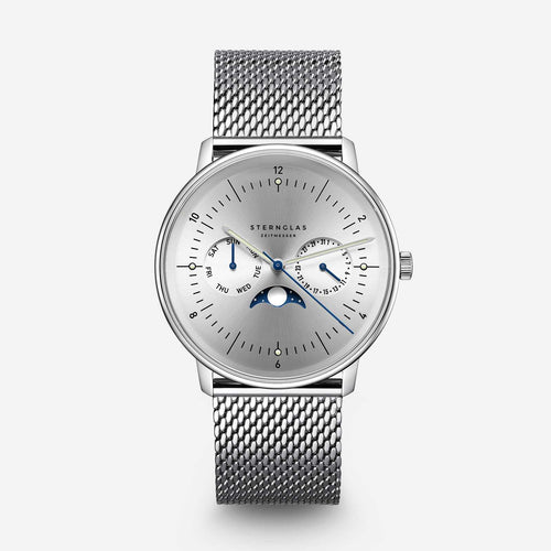Naos Moonphase moon silver