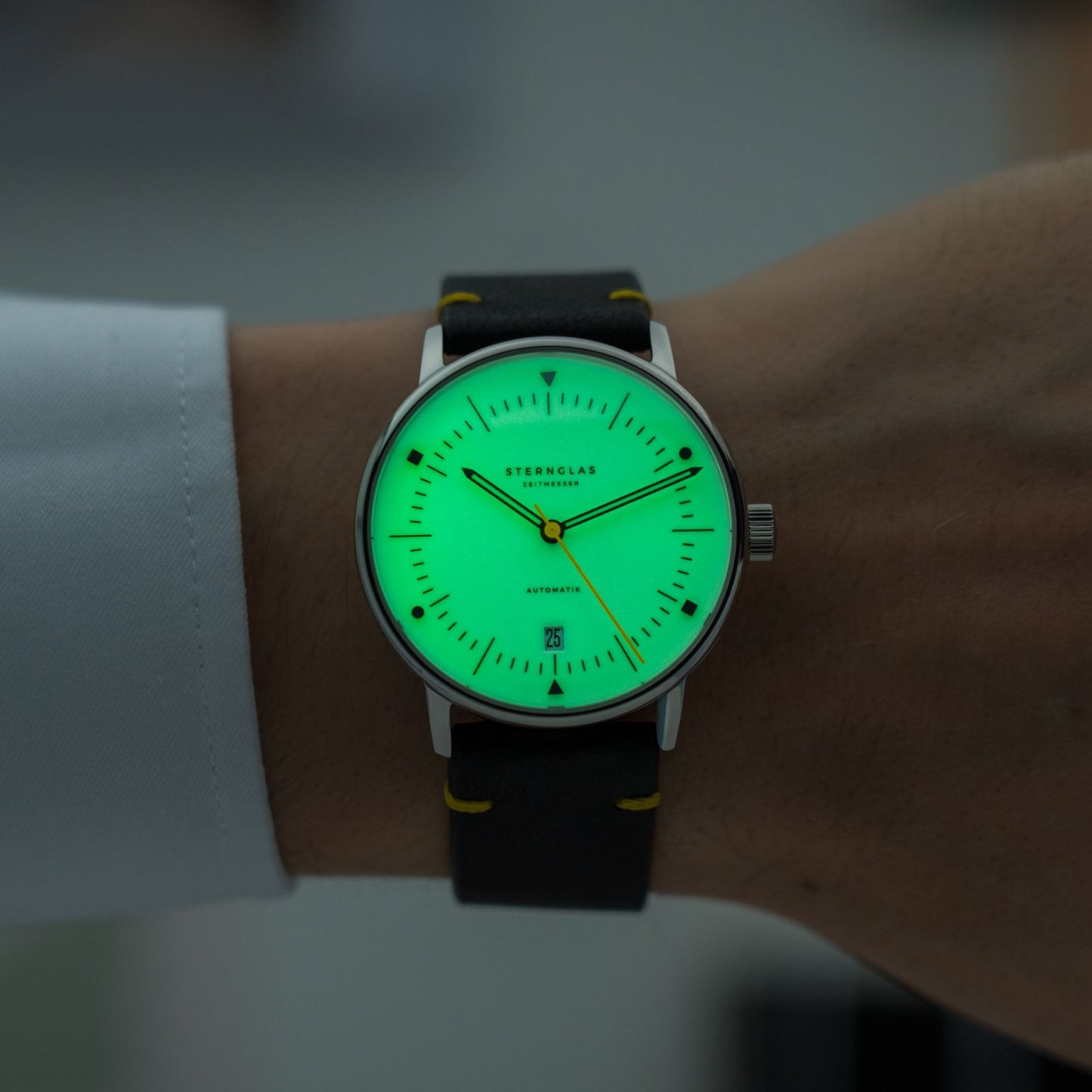 Naos Automatik Edition Bauhaus X yellow
