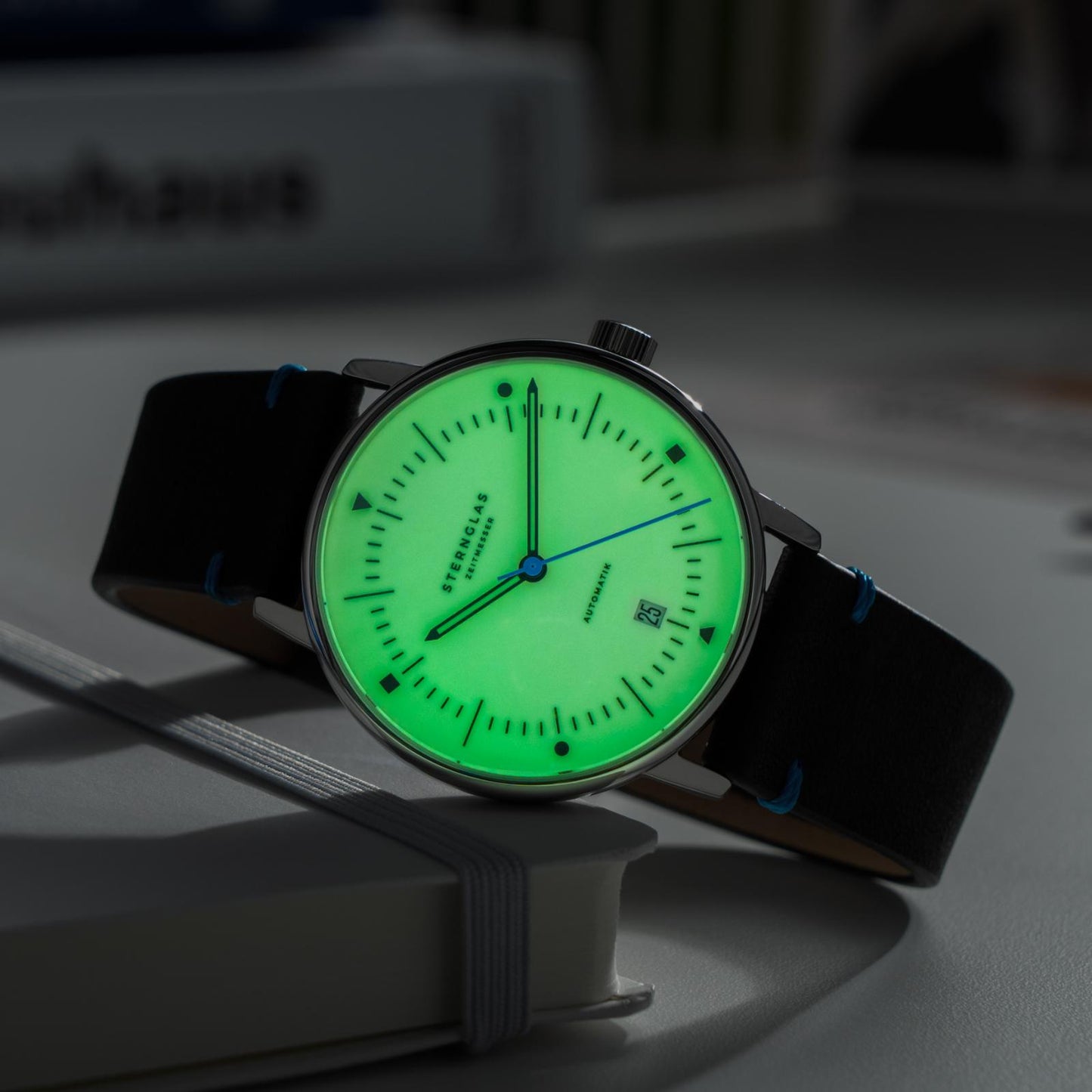 Naos Automatik Edition Bauhaus X blue