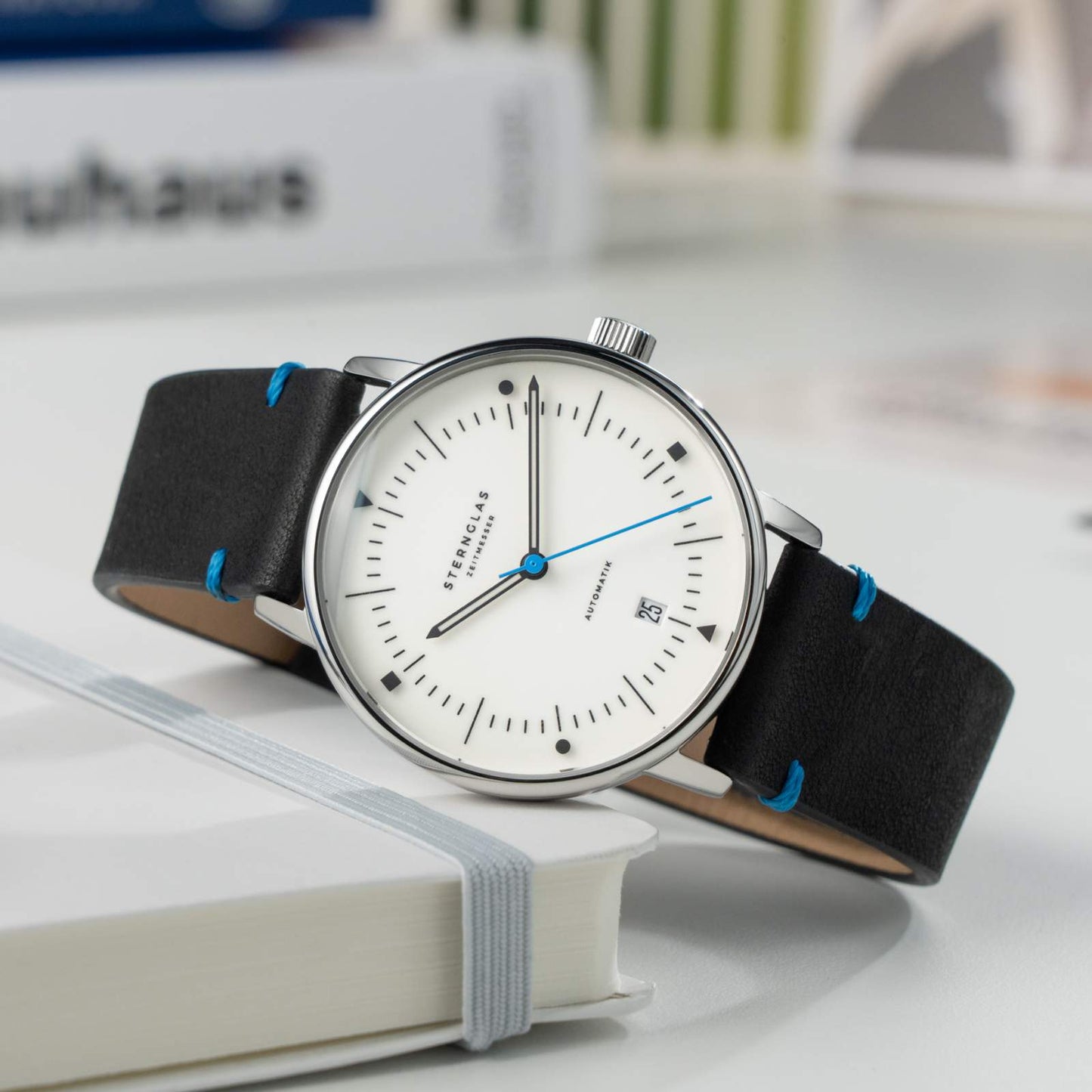 Naos Automatik Edition Bauhaus X blue