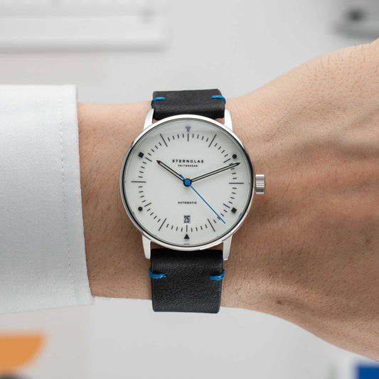 Naos Automatik Edition Bauhaus X blue