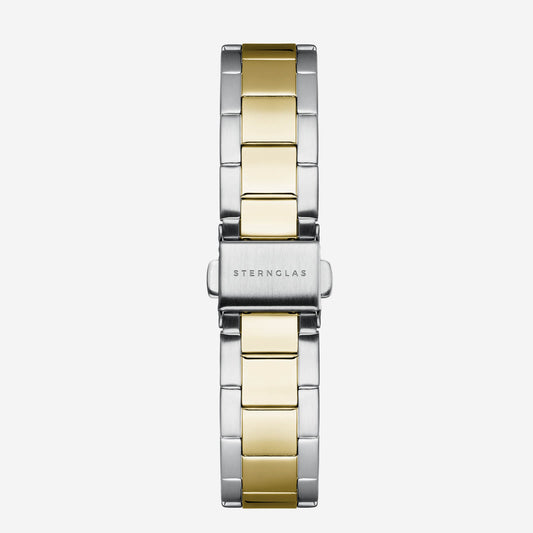Metal bracelet 16 bicolour